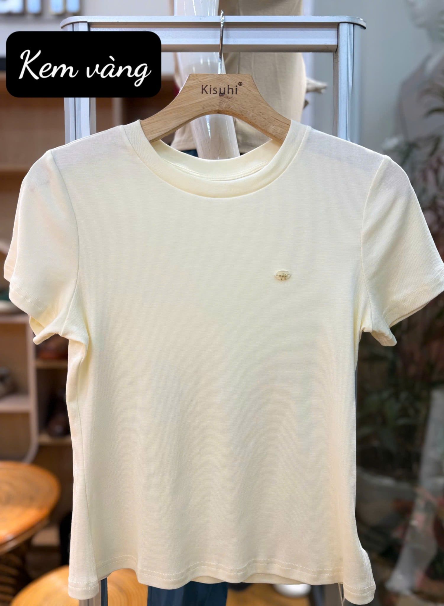  AT87-Áo Tay Ngắn Cotton Lụa Viscose 