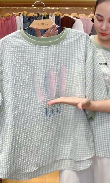  A540- ÁO CARO IN HÌNH 