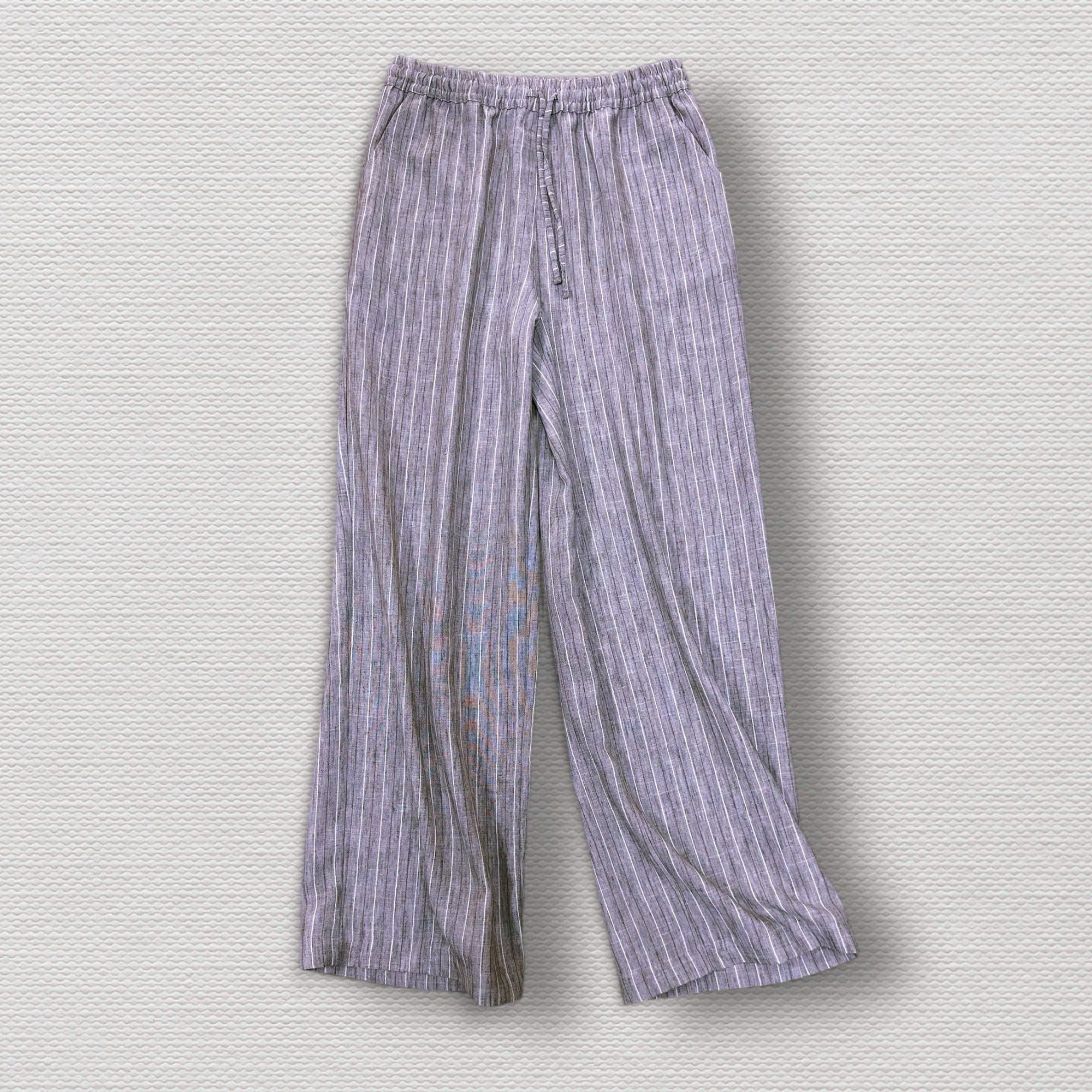  Q305- Quần Suông Sọc Dây Rút 