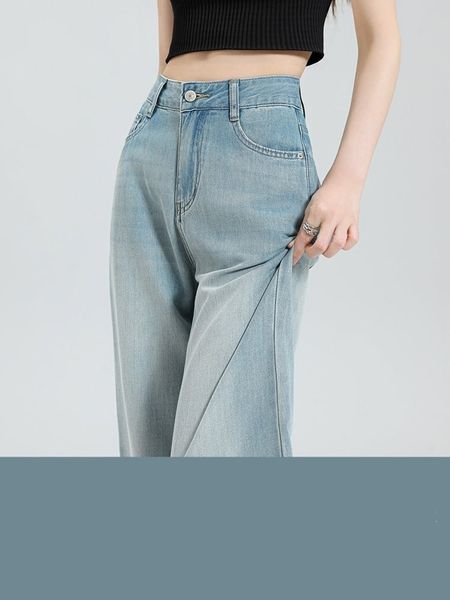  Q330-Quần Jeans Lụa Mềm Mại Wash Nhẹ 