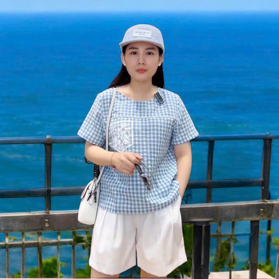  A651-Áo Karo Túi Ren 