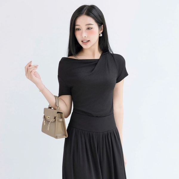  AT29-Áo Thun Cổ Đổ Tay Ngắn 