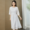 D130-Váy Tiansi Văn Học Giản Dị
