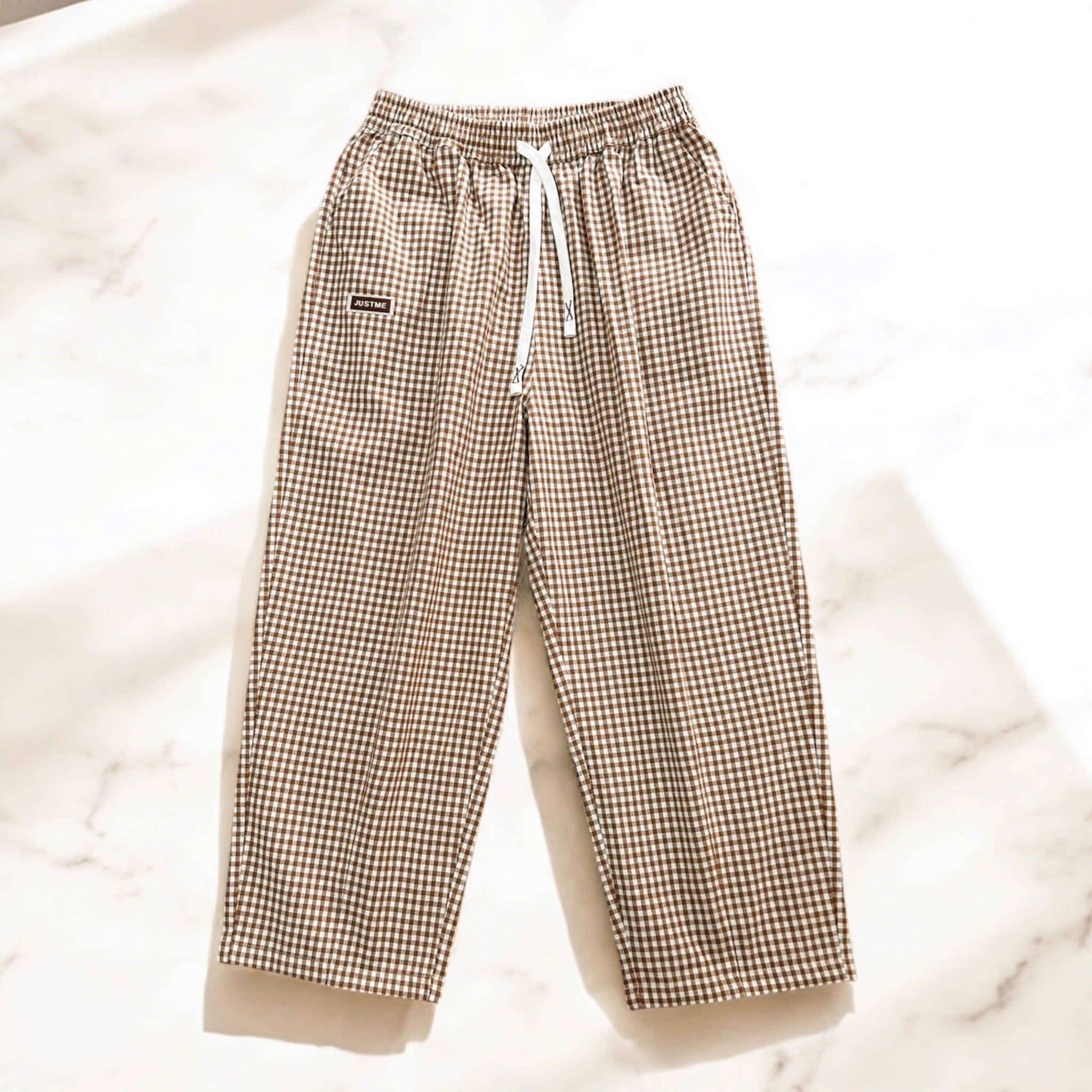  Q93- Quần Karo Baggy Rút Dây 