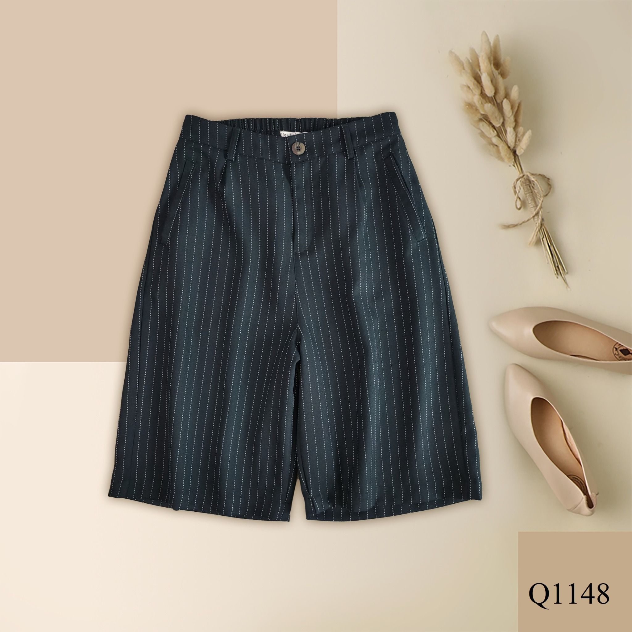  Q1148_ Quần Lỡ Chân Rộng 2 Túi 