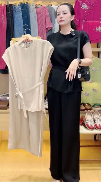  Q283- Quần Suông Lụa Rayon 