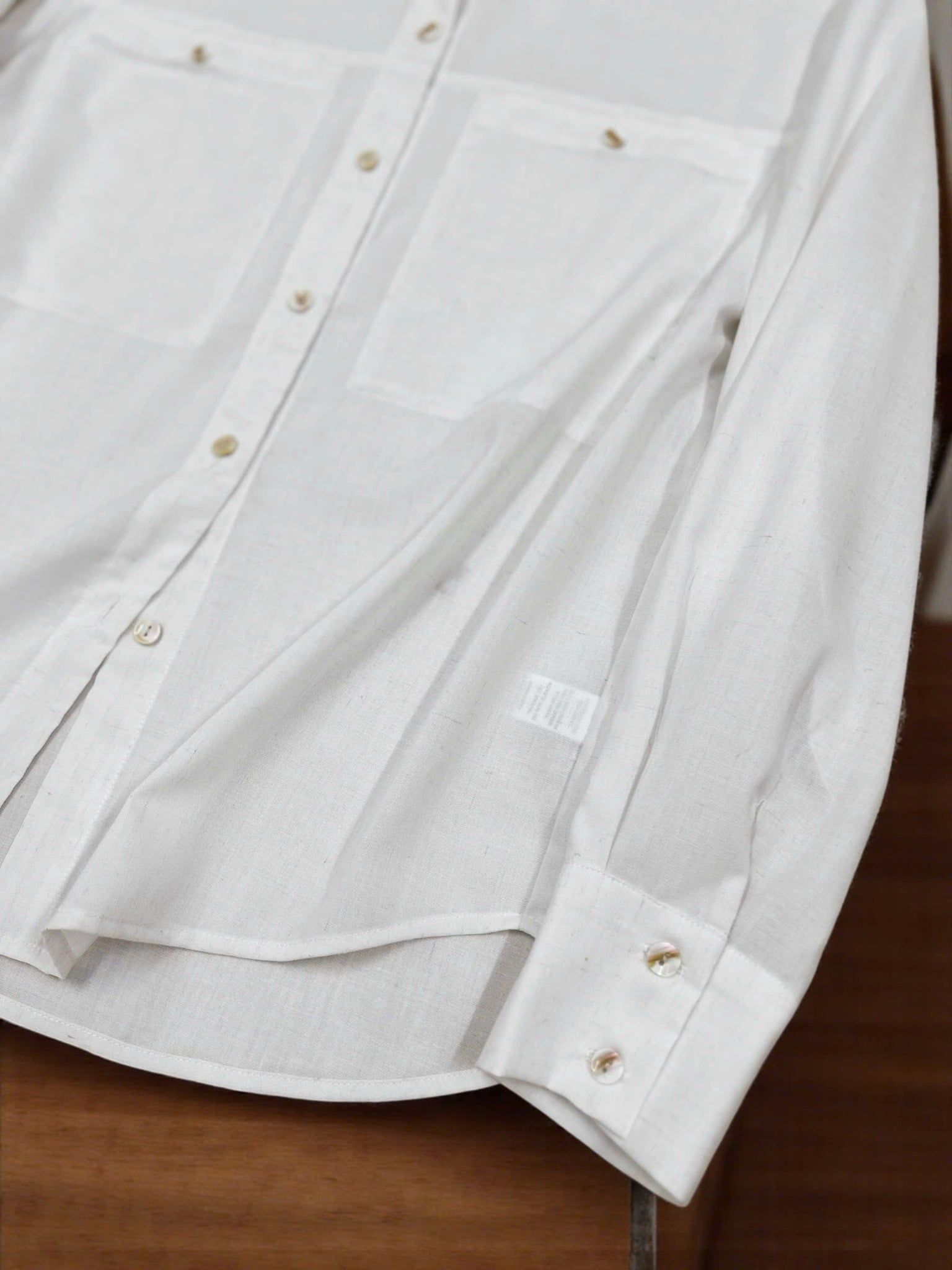  A716-Áo Sơ Mi Linen Tencel Tay Dài 