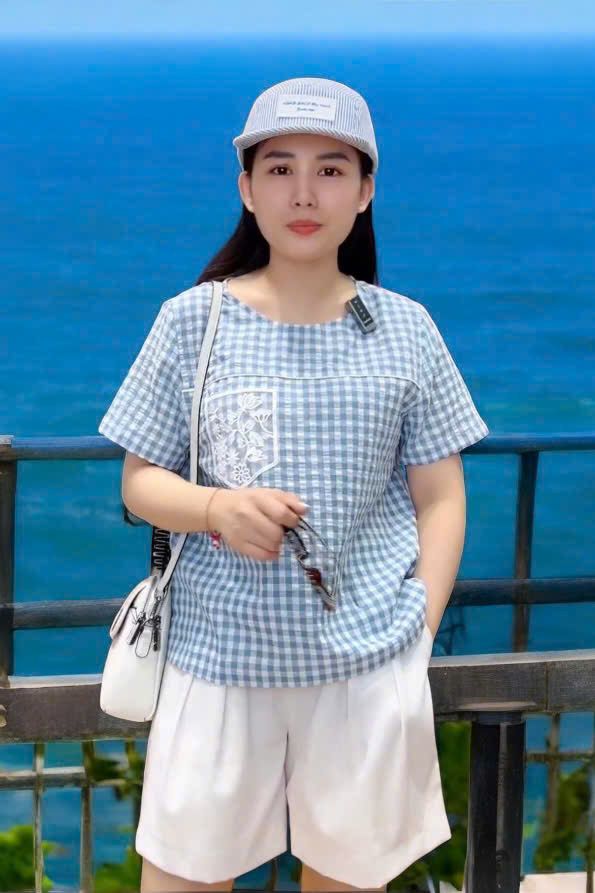  A651-Áo Karo Túi Ren 