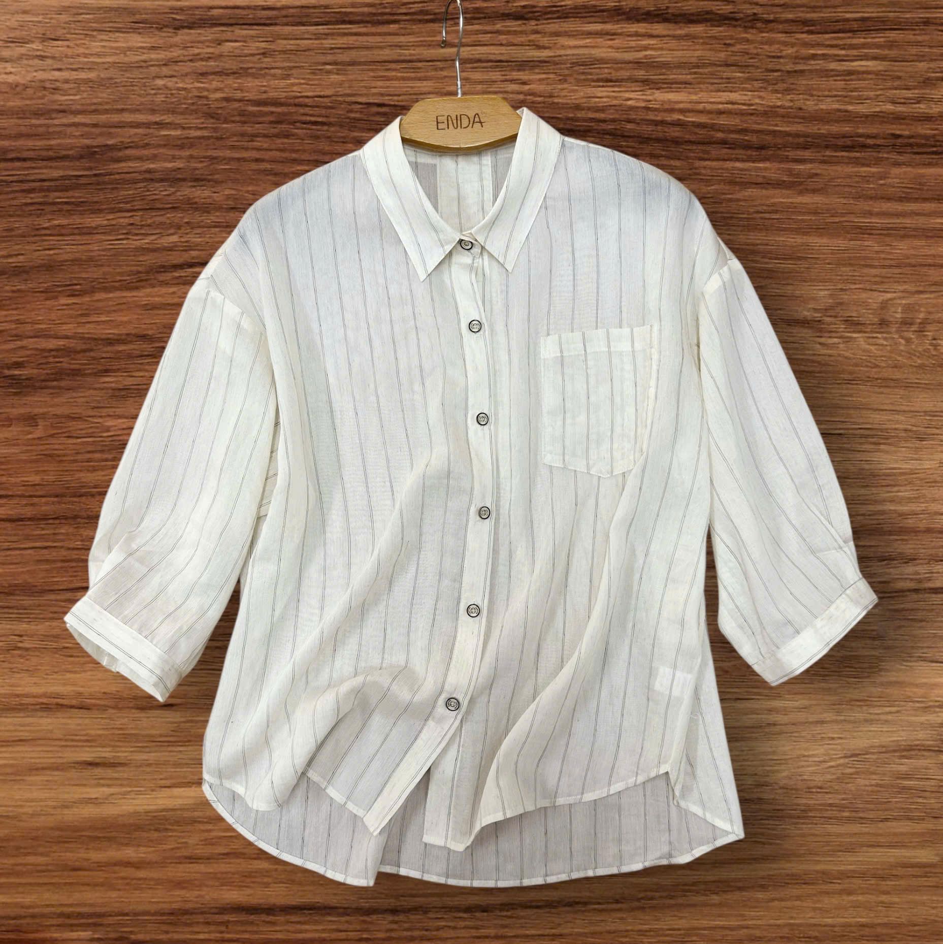  A576-Áo Sơ Mi Sọc 