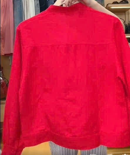  A745-Áo Khoác Sơ Mi Linen Cổ Đứng 