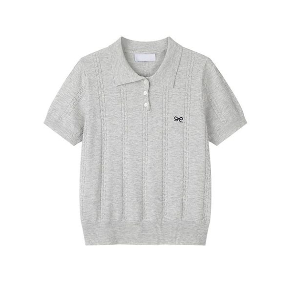  A738-Áo Len Dệt Kim Có Cổ Thanh Lịch 