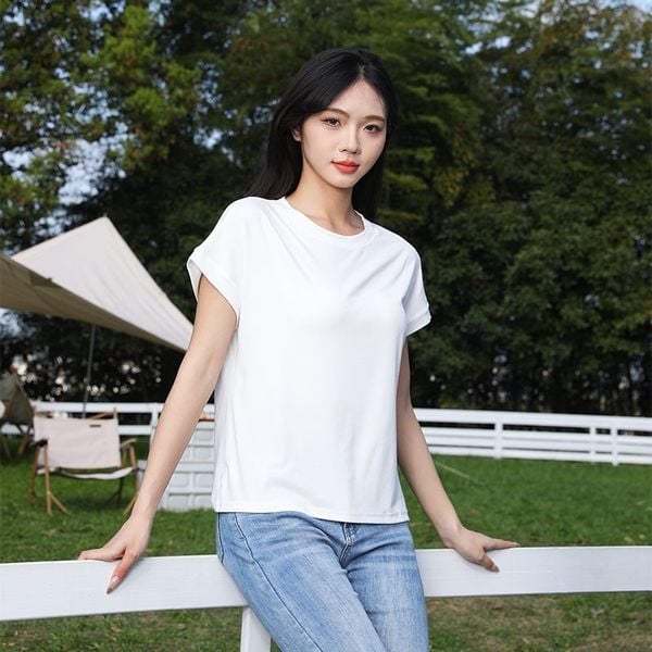  A2005-Áo Thun Ngắn Tay Gile Dáng Rộng 