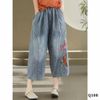 Q108-Quần Jeans Thổ Thêu Hoa