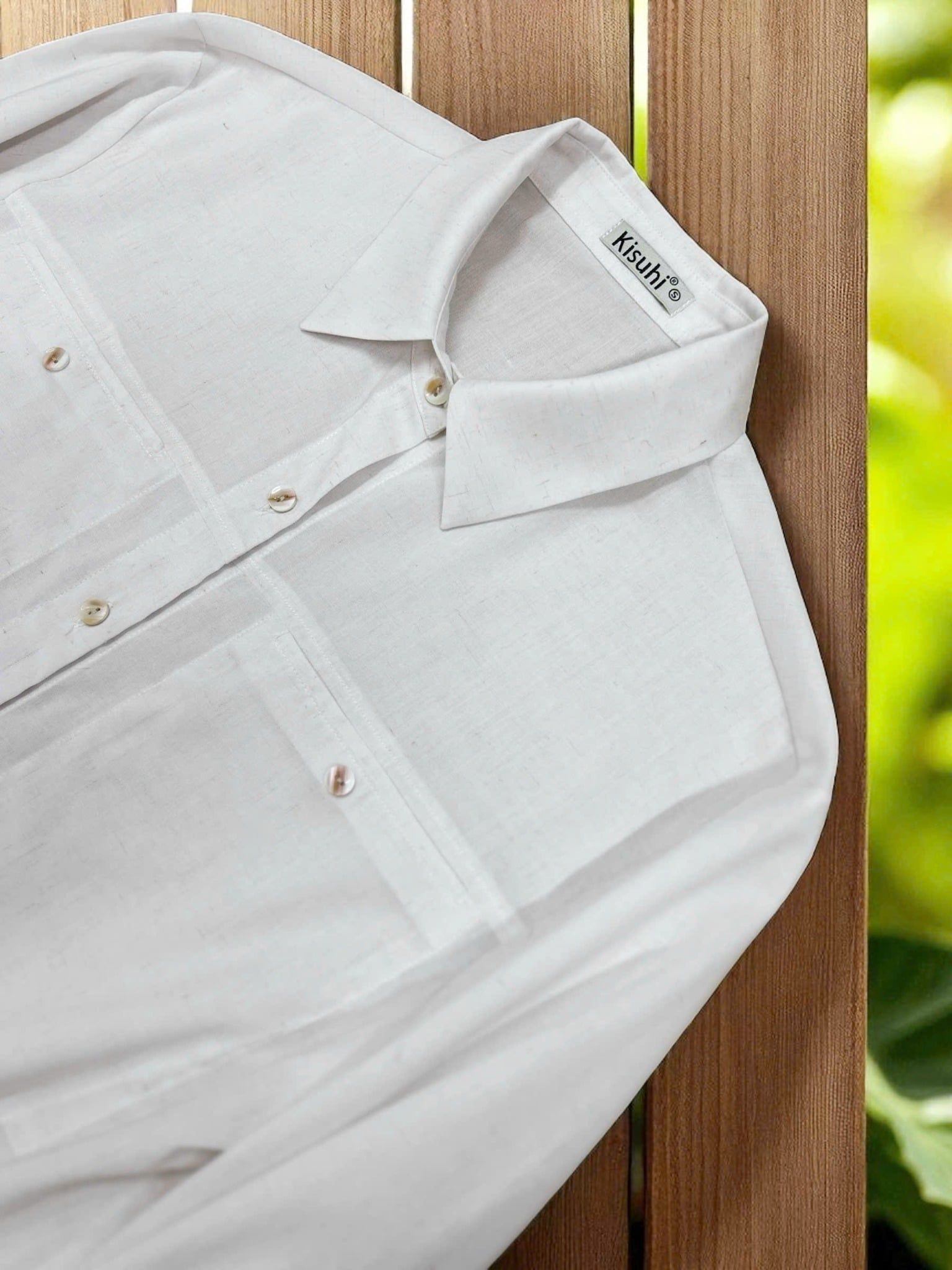  A716-Áo Sơ Mi Linen Tencel Tay Dài 