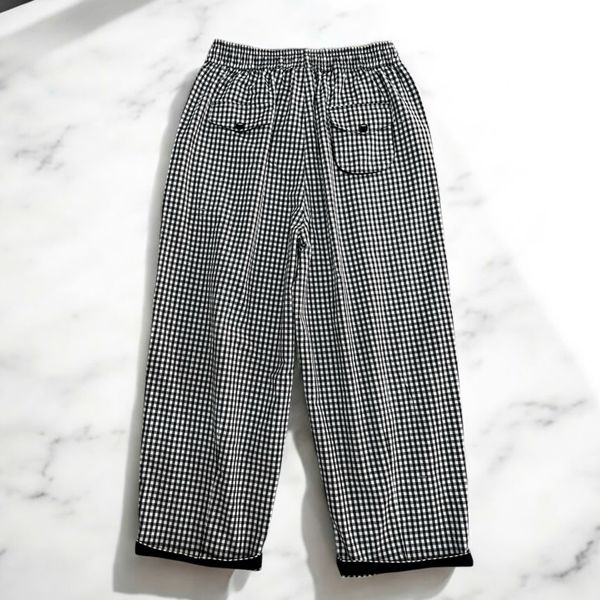  Q93- Quần Karo Baggy Rút Dây 