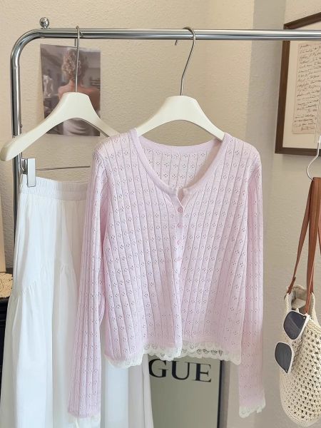  A678-Áo Len Lụa Dài Tay Có Thể Khoác Ngoài 