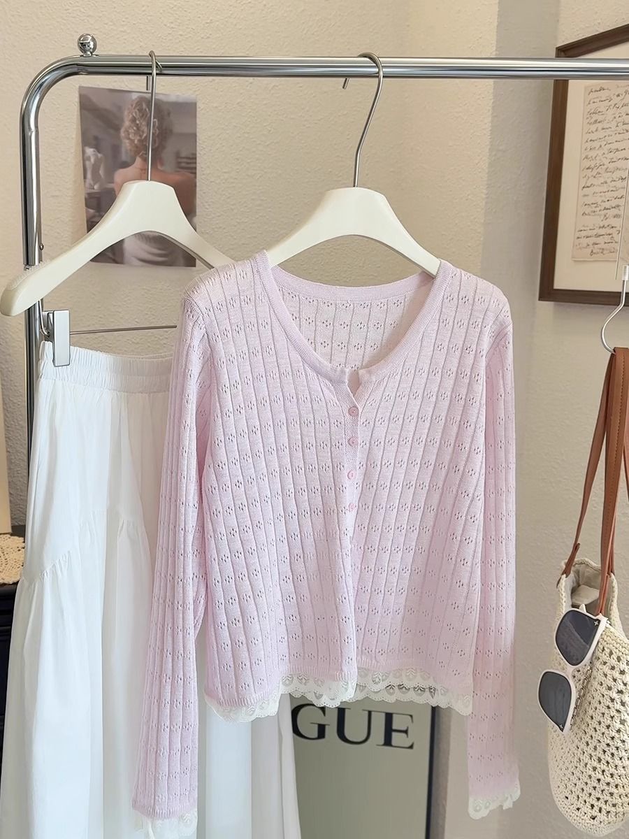  A678-Áo Len Lụa Dài Tay Có Thể Khoác Ngoài 