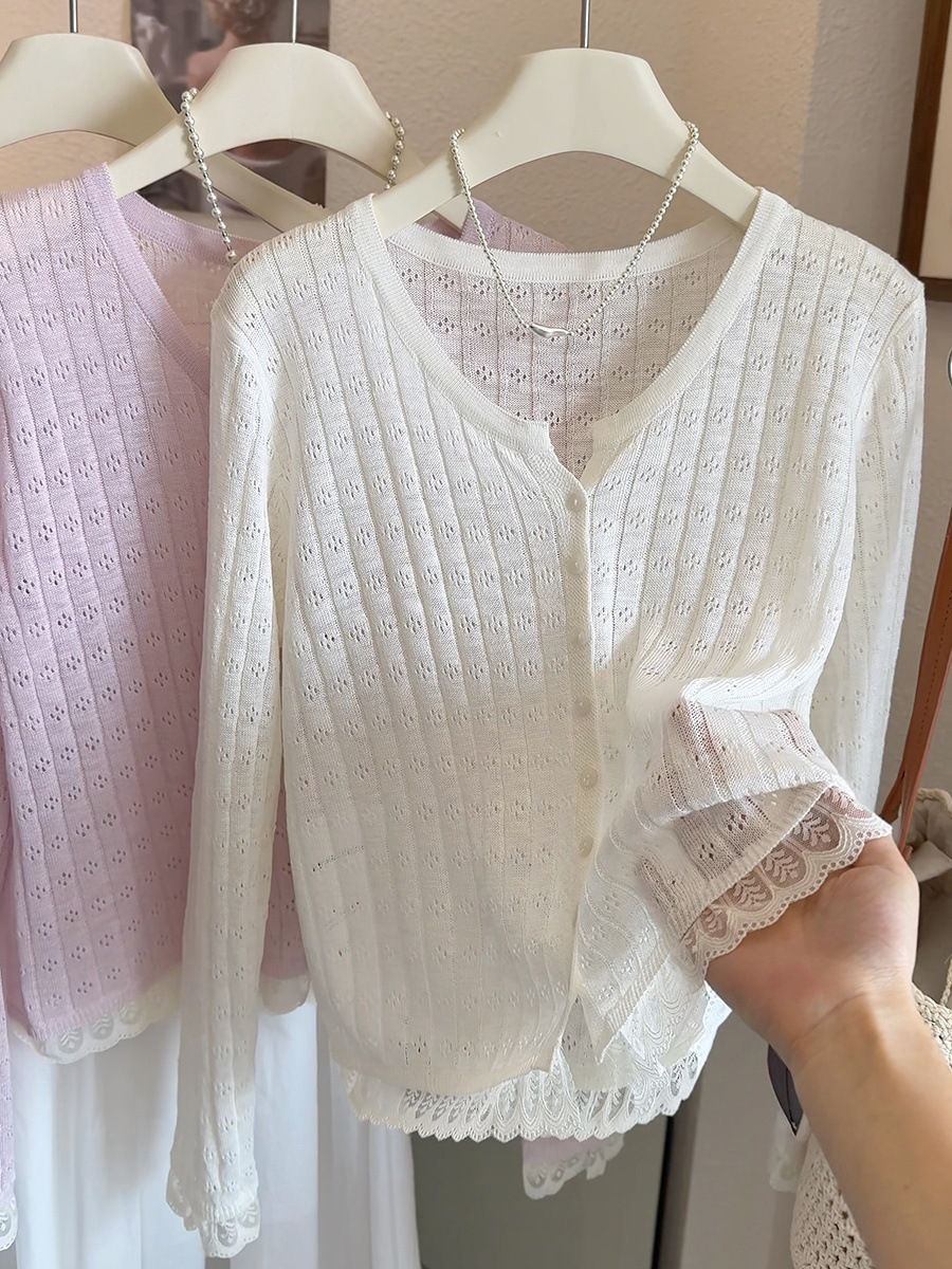  A678-Áo Len Lụa Dài Tay Có Thể Khoác Ngoài 