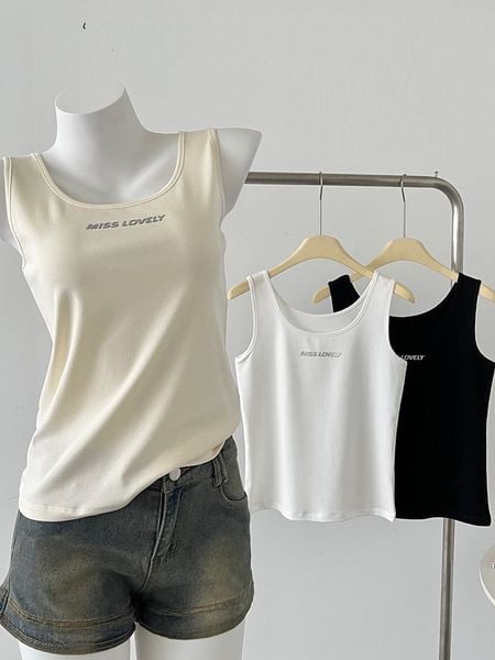  A623-Áo Thun Lụa Ba Lỗ Năng Động Ngọt Ngào Miss Lovely 