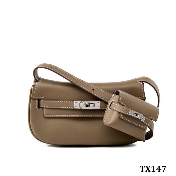  TX147-Túi Xách Mini Kelly Đeo Vai Thời Trang 