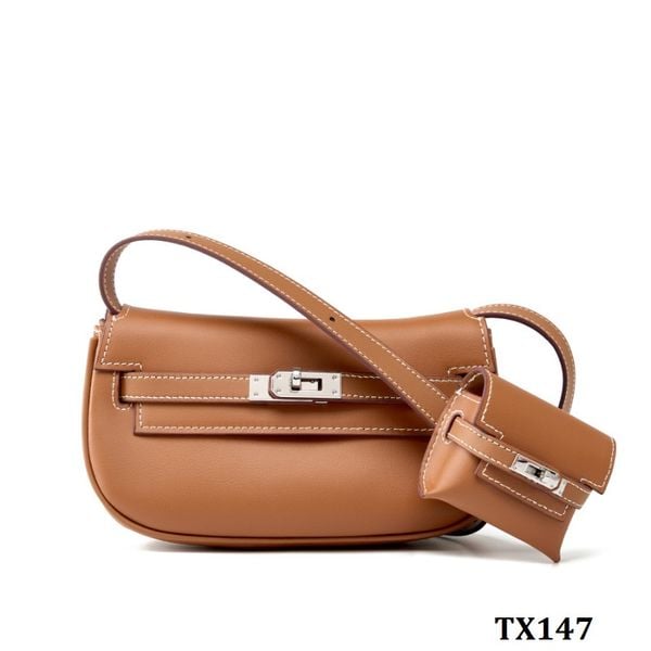  TX147-Túi Xách Mini Kelly Đeo Vai Thời Trang 