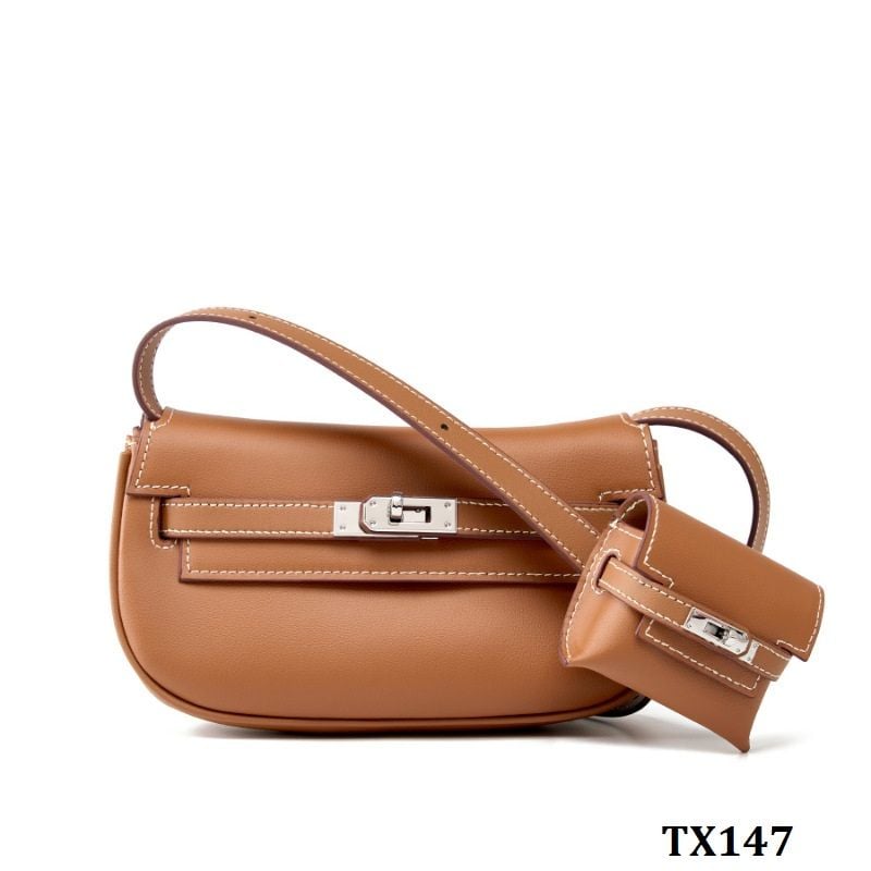  TX147-Túi Xách Mini Kelly Đeo Vai Thời Trang 