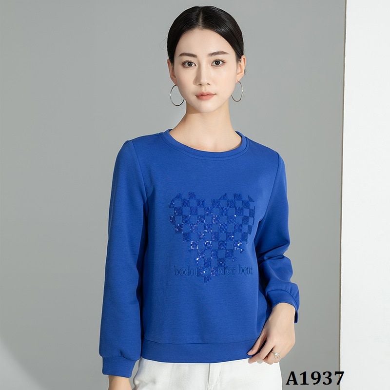  A1937-Áo Len Trái Tim 