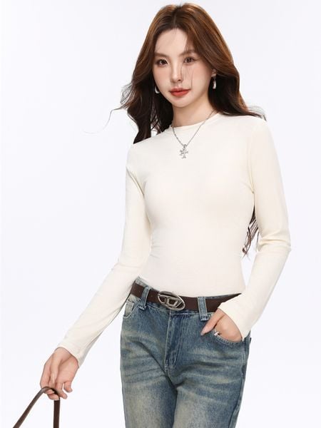  A433-Áo Len Lụa Dài Tay 