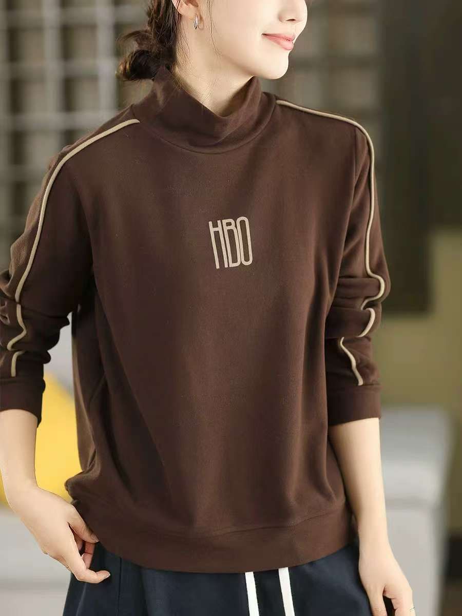  A772-Áo Khoác Nỉ Cổ Lọ HBO Mùa Thu 