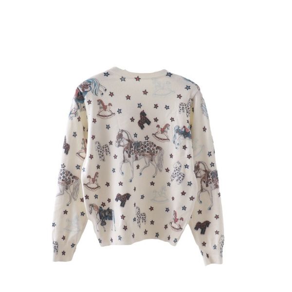  A801-Áo Len Dệt Kim Cardigan Thiên Mã Mùa Thu Hàn Quốc 