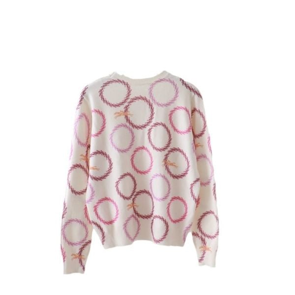  A816-Áo Len Dệt Kim Ngựa Pháo Hoa Mùa Thu Hàn Quốc 