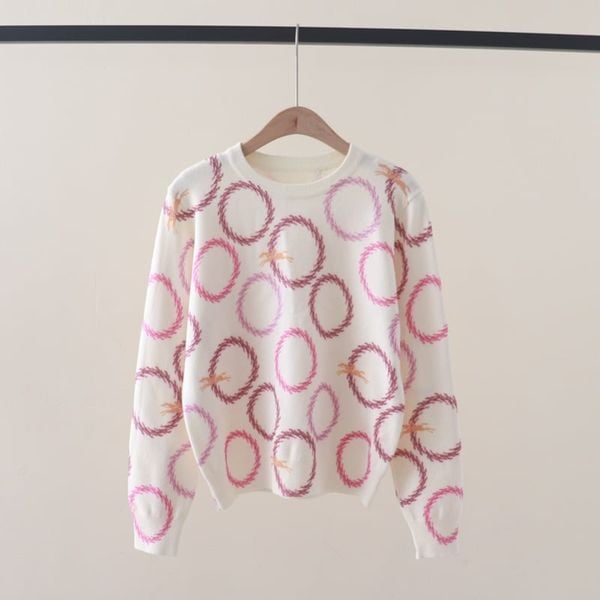  A816-Áo Len Dệt Kim Ngựa Pháo Hoa Mùa Thu Hàn Quốc 