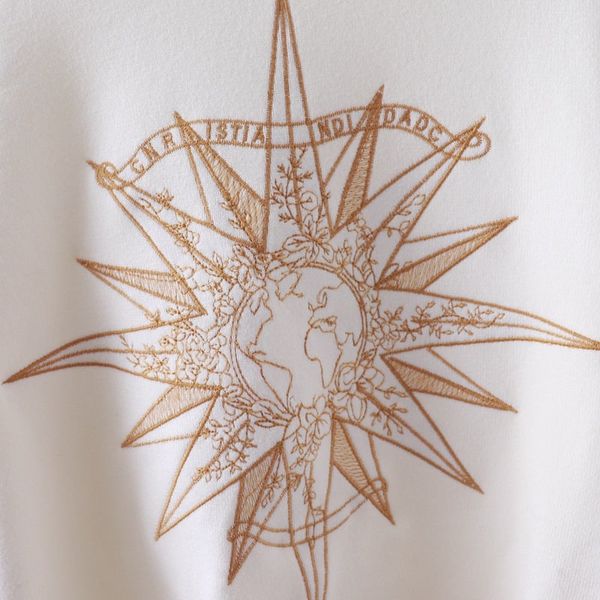  A817-Áo Len Dệt Kim Sao Hoa Mùa Thu Hàn Quốc 