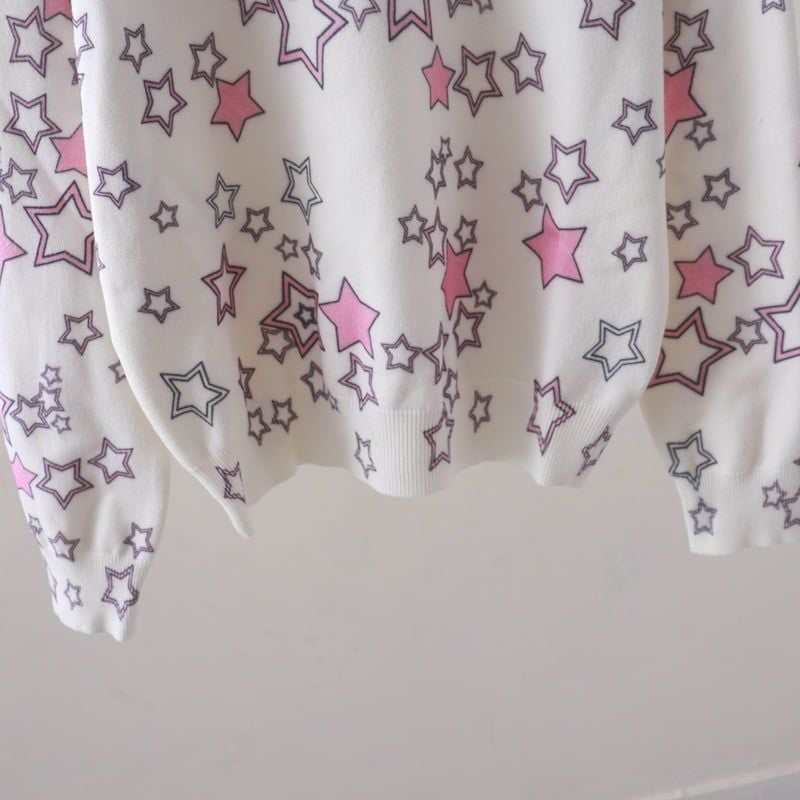  A835- Áo Len Dệt Kim Họa Tiết Ngôi Sao Mùa Thu 