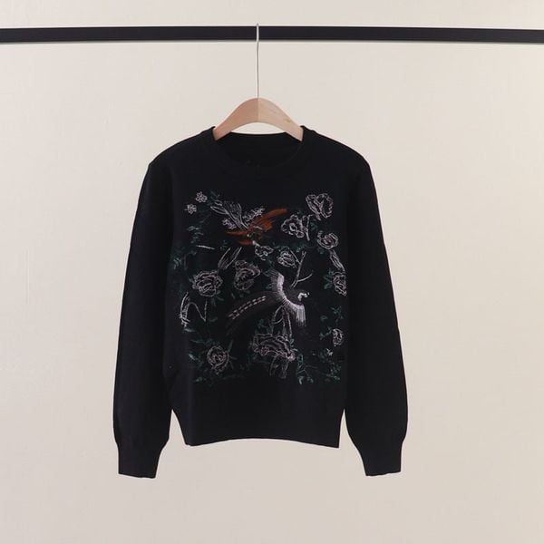  A836- Áo Len Dệt Kim Vũ Khúc Xuân Điểu Mùa Thu 