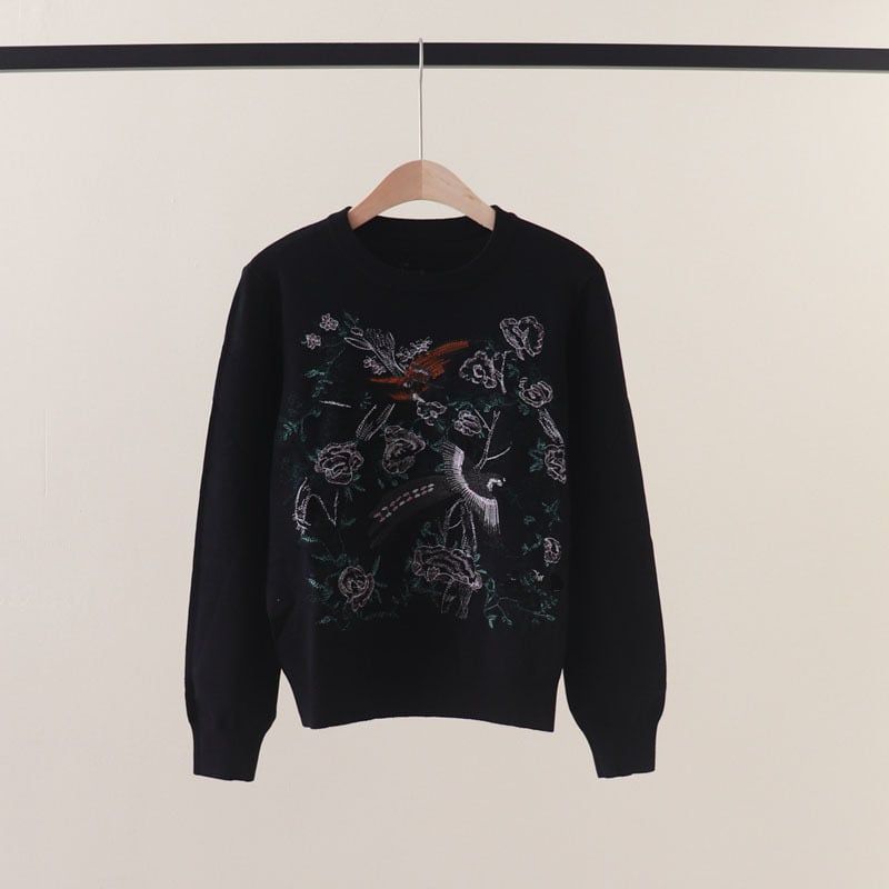  A836- Áo Len Dệt Kim Vũ Khúc Xuân Điểu Mùa Thu 