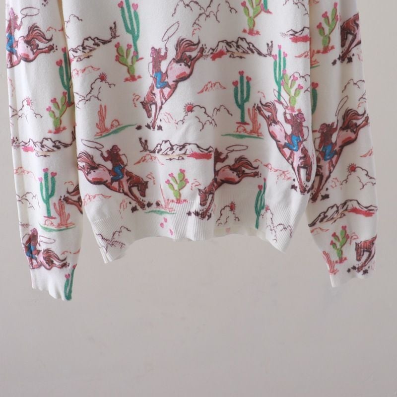  A864-Áo Len Dệt Kim Hành Trình Phi Mã 