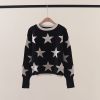  A872-Áo Len Ngôi Sao May Mắn Hàn Quốc 