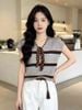  A905-Áo Dệt Kim Mịn Mát Cổ Nơ 