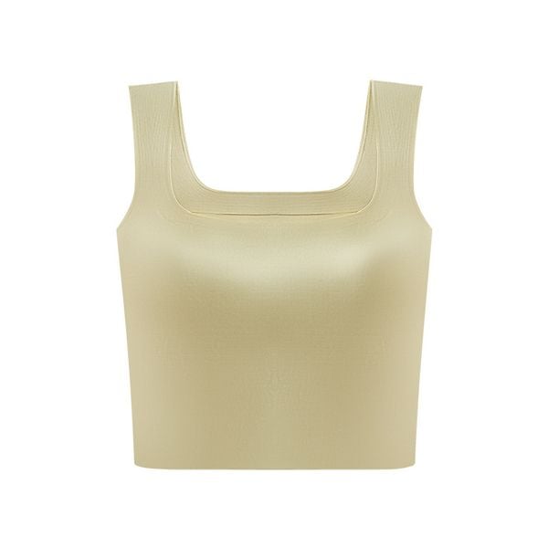  AL07-Áo Lót Lụa Mịn Có Lót Cổ Vuông Bản To 