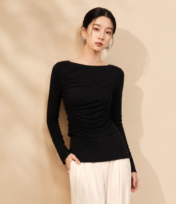  AT63-Áo Thun Lụa Mịn Nhúng Bèo 