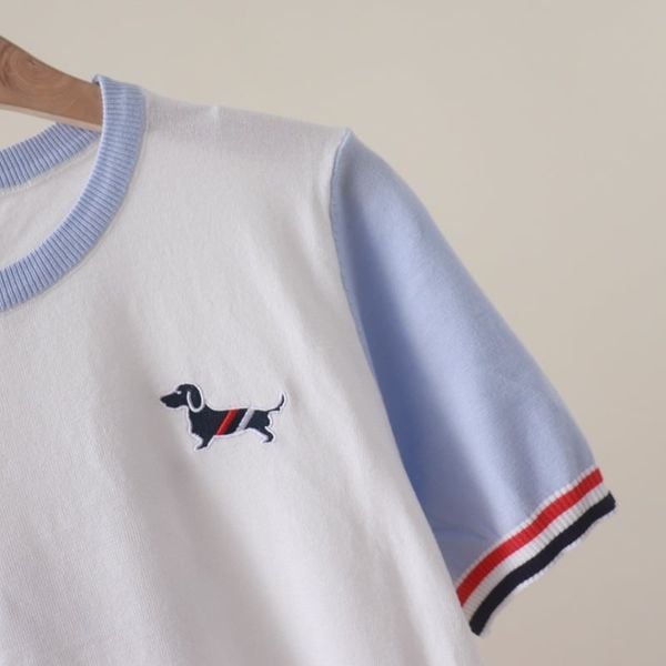  A654-Áo Len Cún Cưng Thoáng Mát Phối Màu Năng Động 