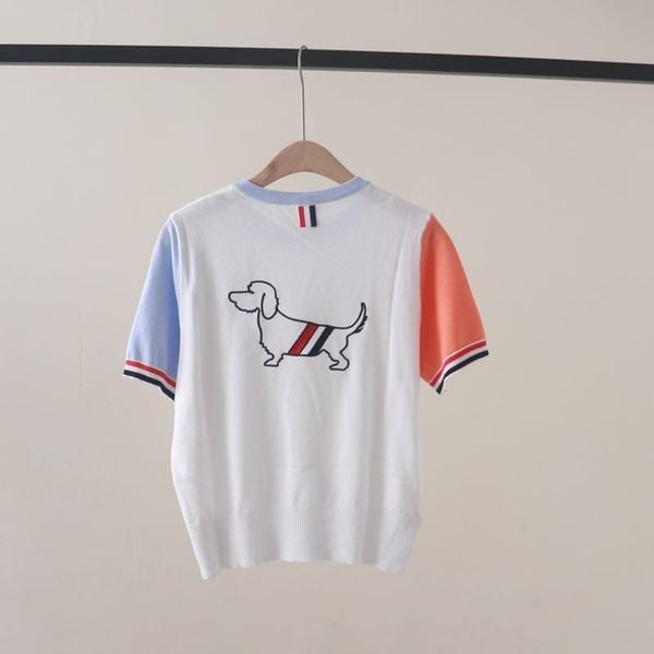  A654-Áo Len Cún Cưng Thoáng Mát Phối Màu Năng Động 