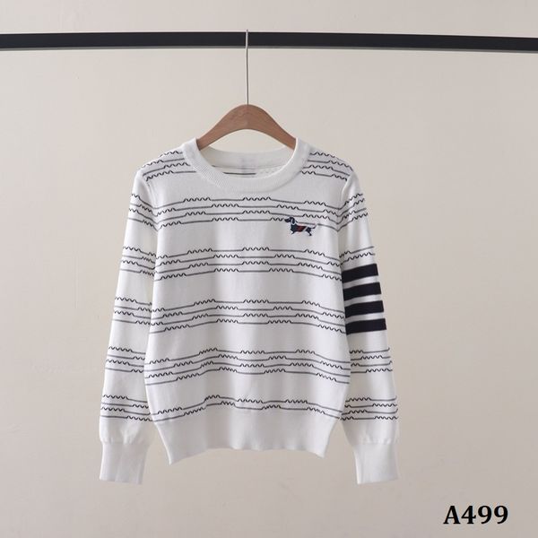  A499-Áo Len Cún Cưng Sóng Điện 