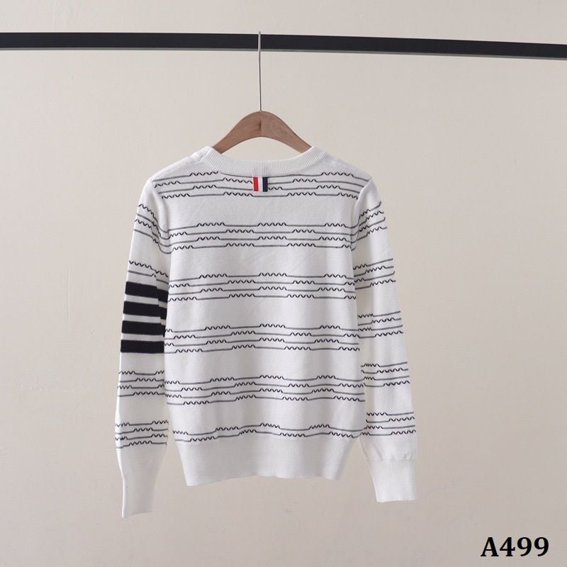  A499-Áo Len Cún Cưng Sóng Điện 