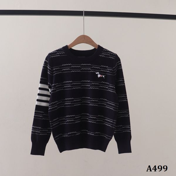  A499-Áo Len Cún Cưng Sóng Điện 