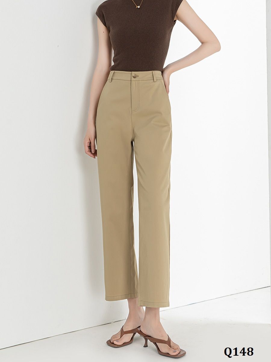  Q148-Quần Lụa Suông Co Dãn 9 Tấc 