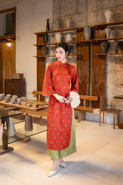  AD13-Áo Dài Lụa An Nhiên 