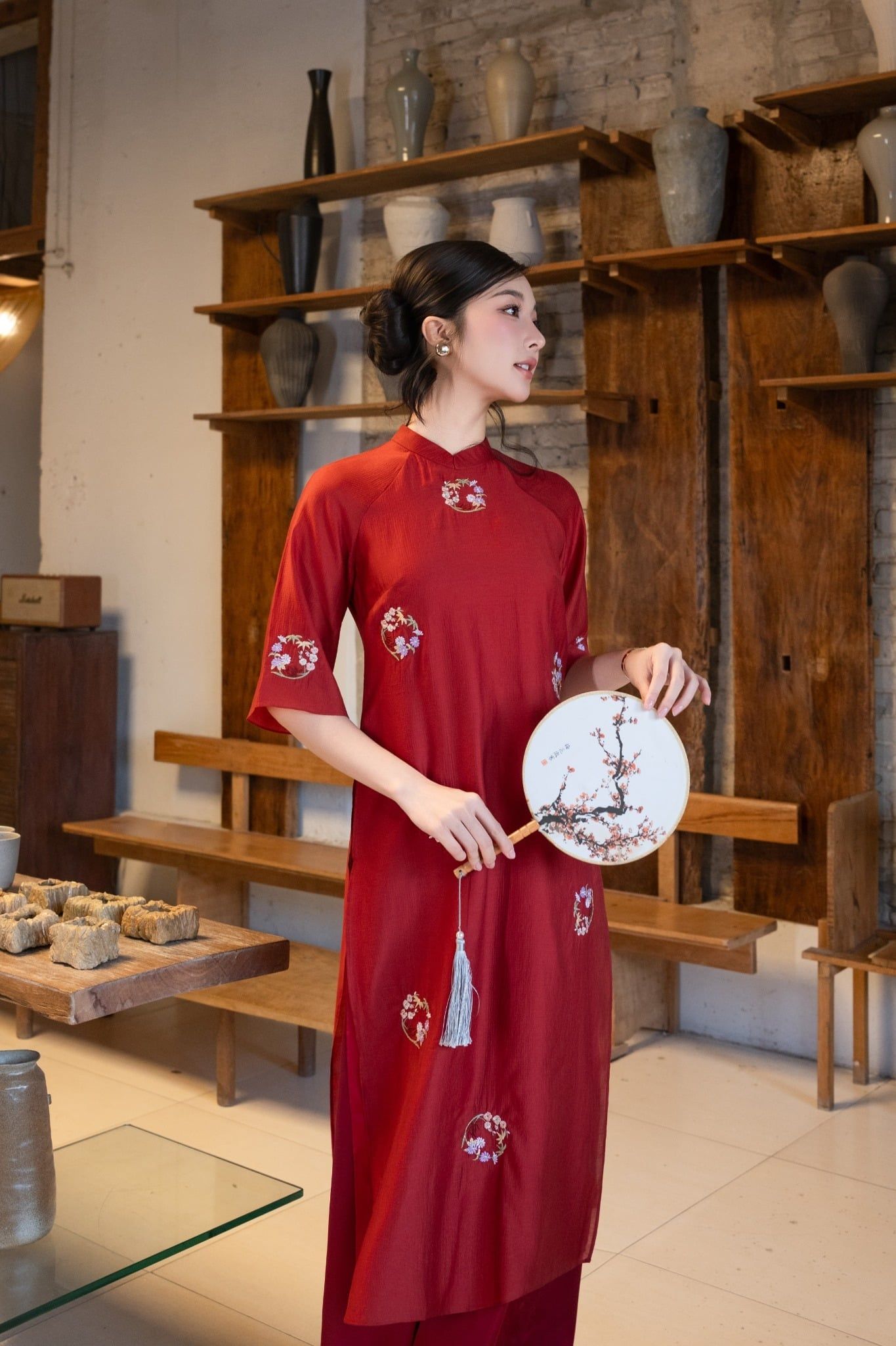  AD05-Áo Dài Tơ Xuân 