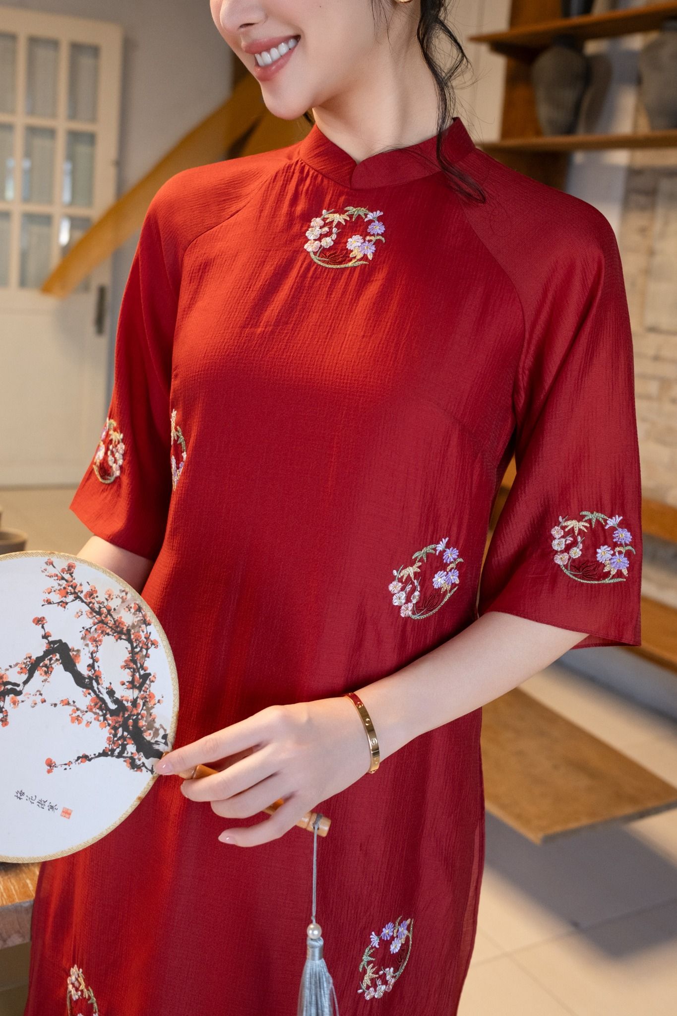  AD05-Áo Dài Tơ Xuân 